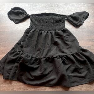 Chic Black Off The Shoulder Dress